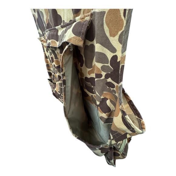 Vintage Mount’N Prairie Hunting Vest Men L Brown Camouflage Chukar Upland Duck - Picture 5 of 6